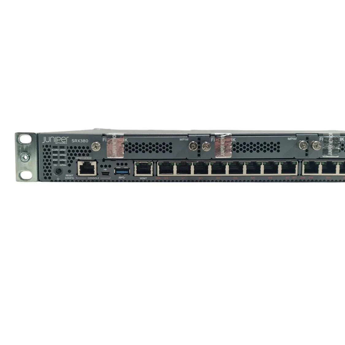 Juniper SRX380-POE-AC 16x 1GE RJ45 PoE+ 4x 10GE SFP+ 1U Firewall Appliance