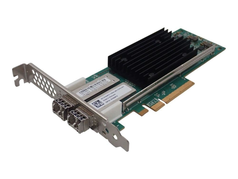 NEW Dell QLogic QLE2772N Dual Port 32GbE FC SFP+ FH Host Bus Adapter YM4FH
