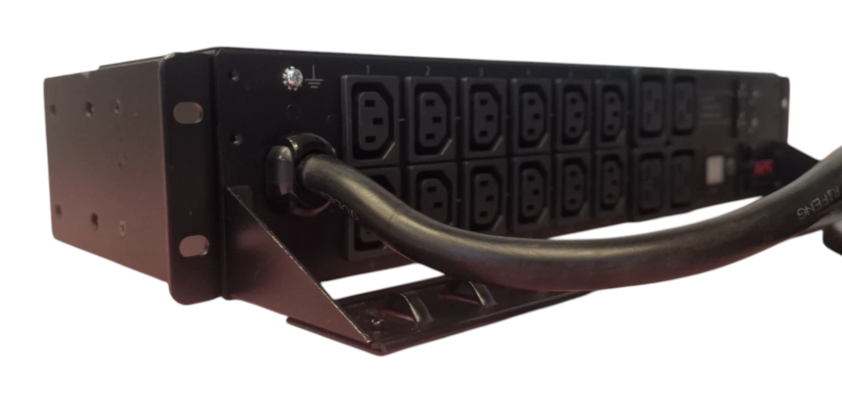 APC AP7822B 16-Way 12x C13 4x C19 Outlet 2U Rackmount 32A 1PH Metered PDU