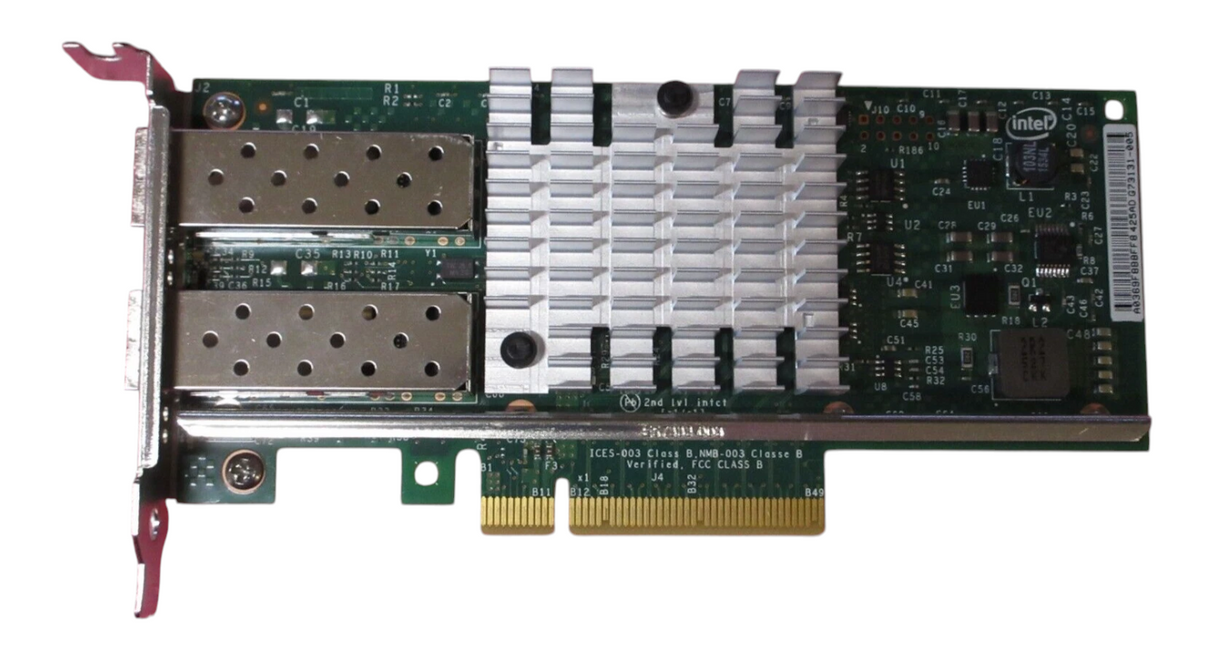 New Dell 942V6 0942V6 X520 Dual-Ports SFP+ 10Gbps PCIe x8 Server Network Adapter