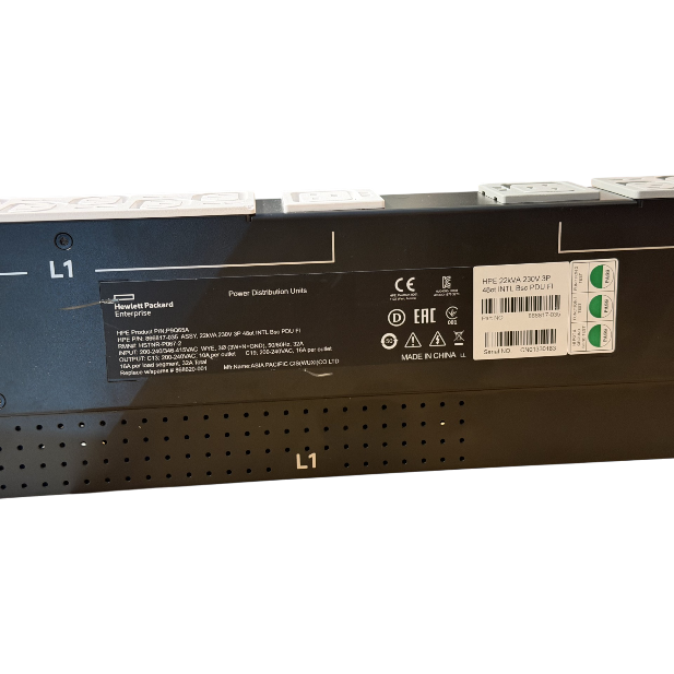 HP G2 P9Q65A 36x C13 12x C19 3 Phase 22kVA 32A 230V 0U Rack PDU 866817-035