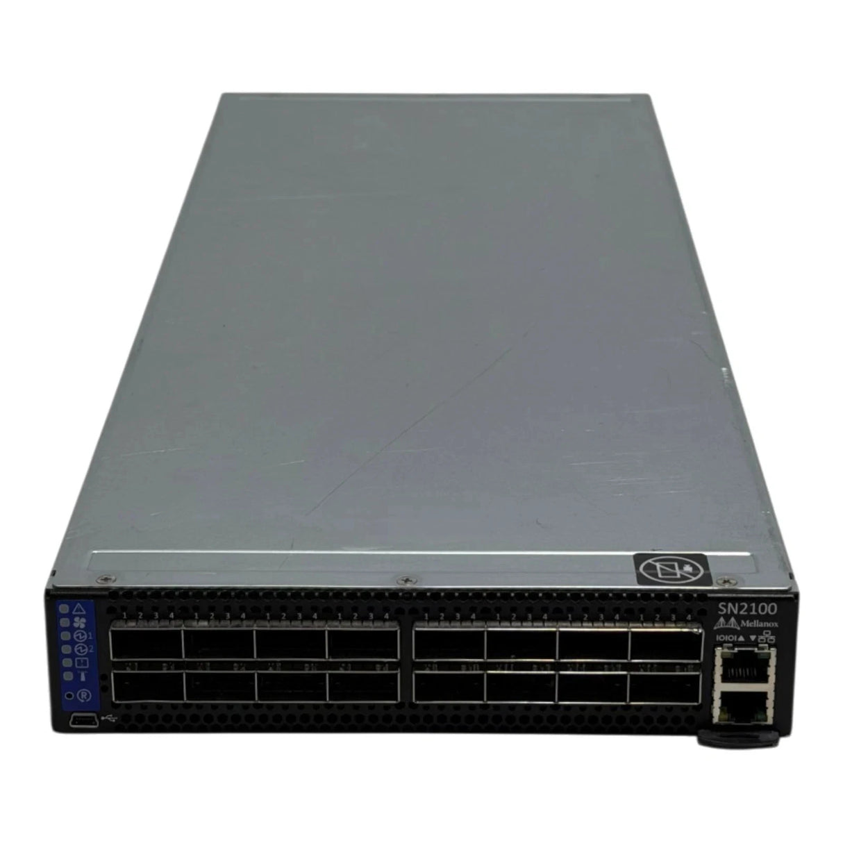 Mellanox SN2100 16x 40GbE QSFP28 P2C 1U Open Ethernet Switch MSN2100-BB2F w/Onyx