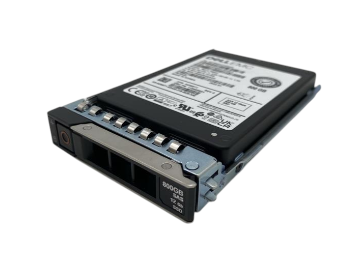 Dell 800GB SAS 12G MU TLC 2.5" SFF SSD + 14th-17th Gen Caddy GW8T1 MZ-ILT800C