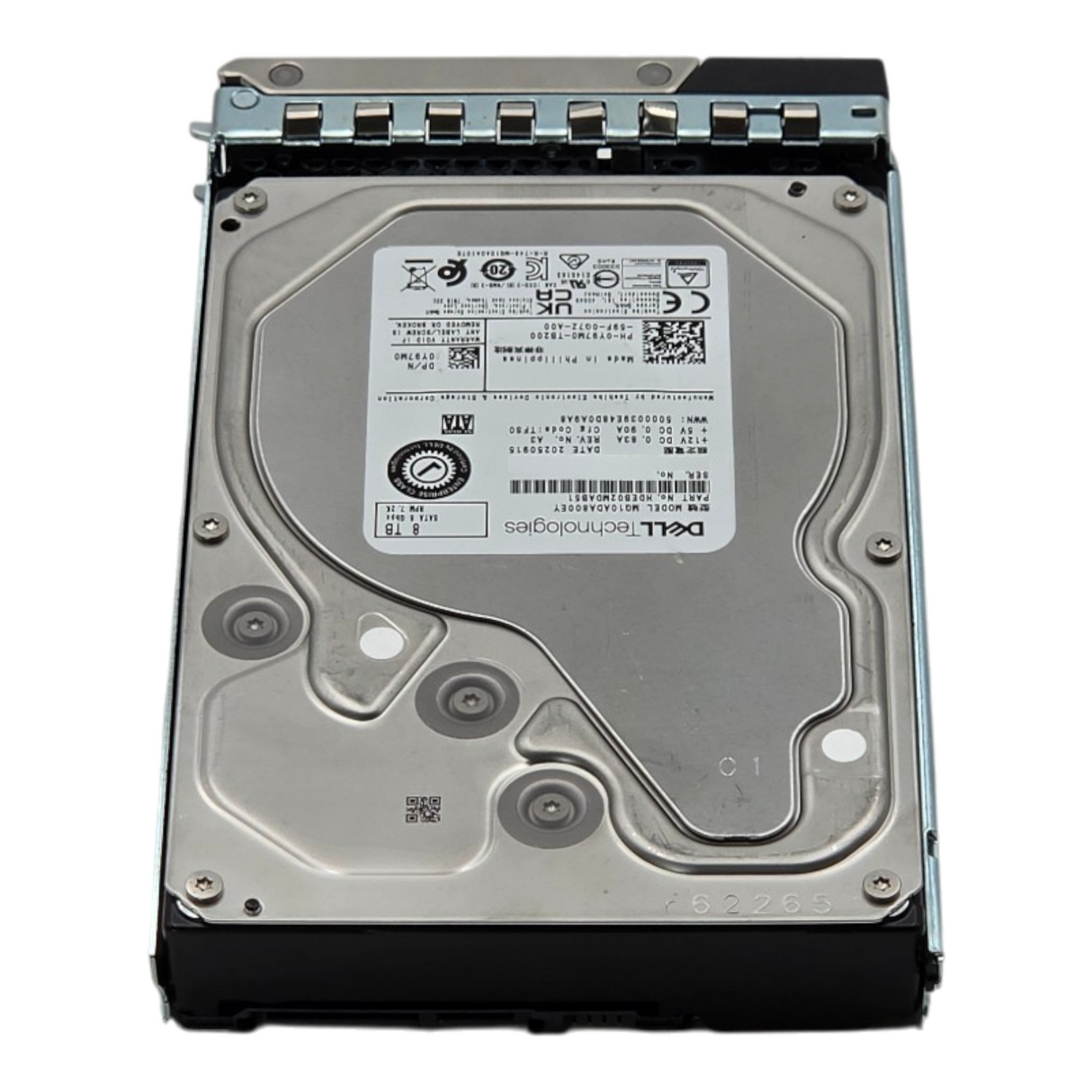 Dell Y97M0 8TB 7.2K 6G SATA 3.5" LFF 512n Enterprise HDD Hard Drive MG10ADA800EY