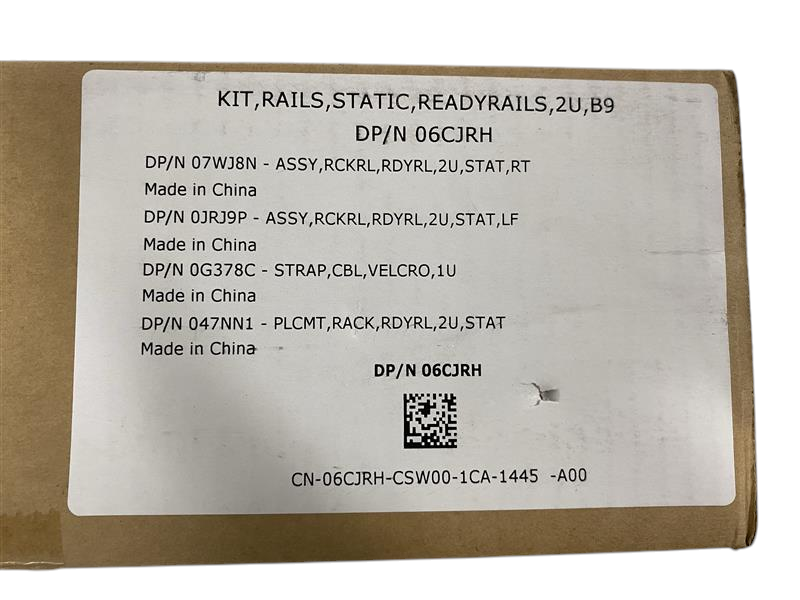 NEW Dell Rail Kit 2U 6CJRH B9 for MD1200/MD1220/MD1400/MD3200/PS6100/PS6110