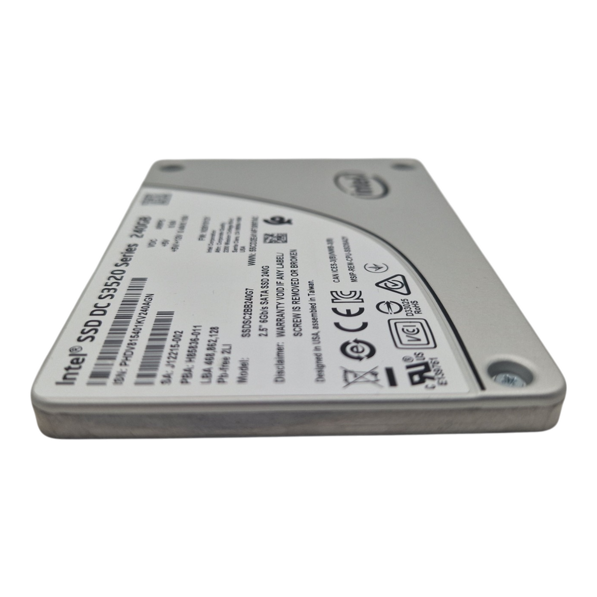 Intel S3520 240GB 6G SATA MLC Mixed Use 2.5" SFF SSD SSDSC2BB240G7