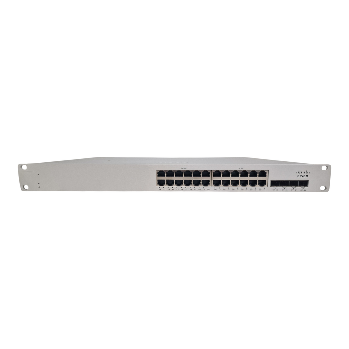 Cisco Meraki MS250-24P-HW 24x 1GbE PoE+ 4x 10Gb SFP+ Layer 3 Cloud Switch