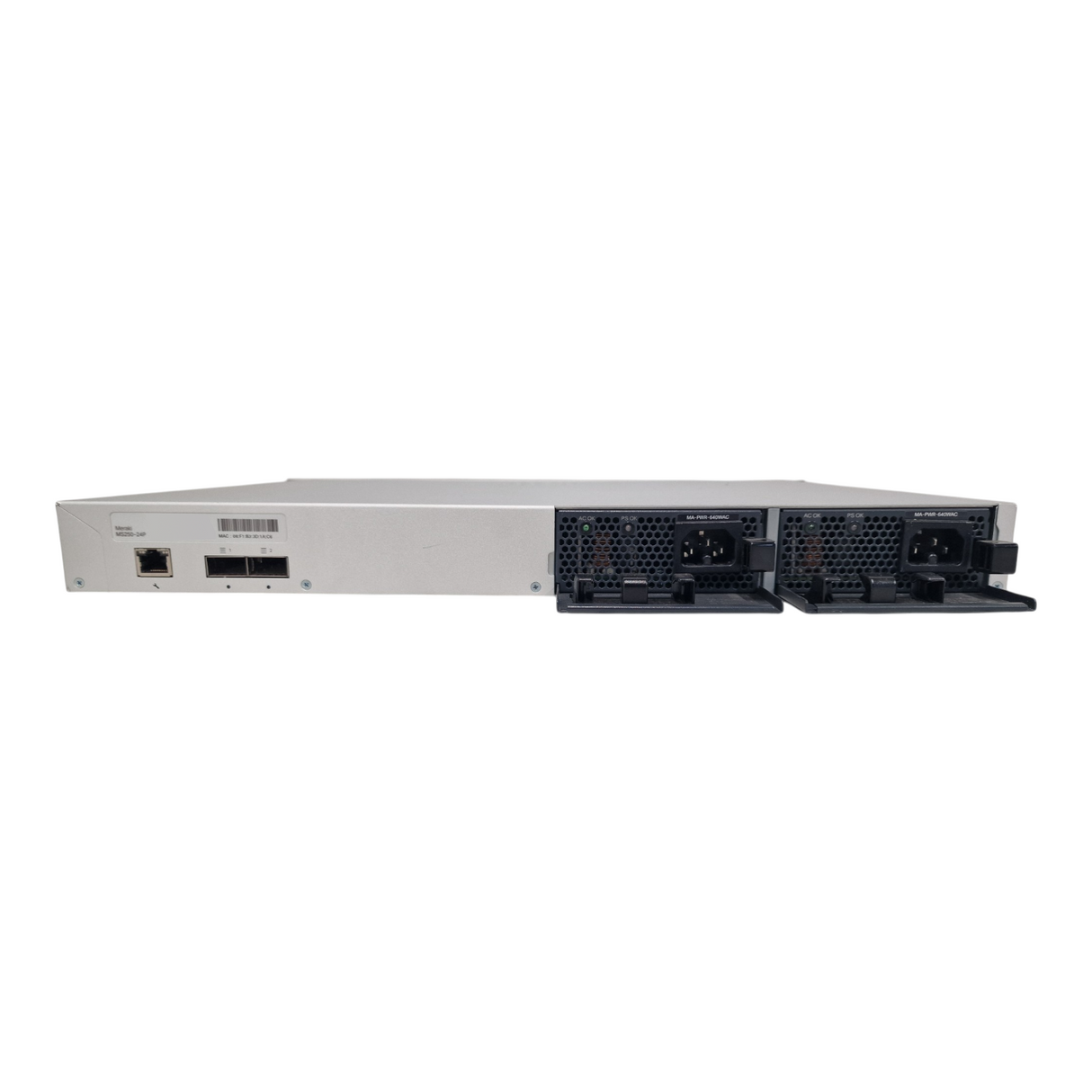 Cisco Meraki MS250-24P-HW 24x 1GbE PoE+ 4x 10Gb SFP+ Layer 3 Cloud Switch
