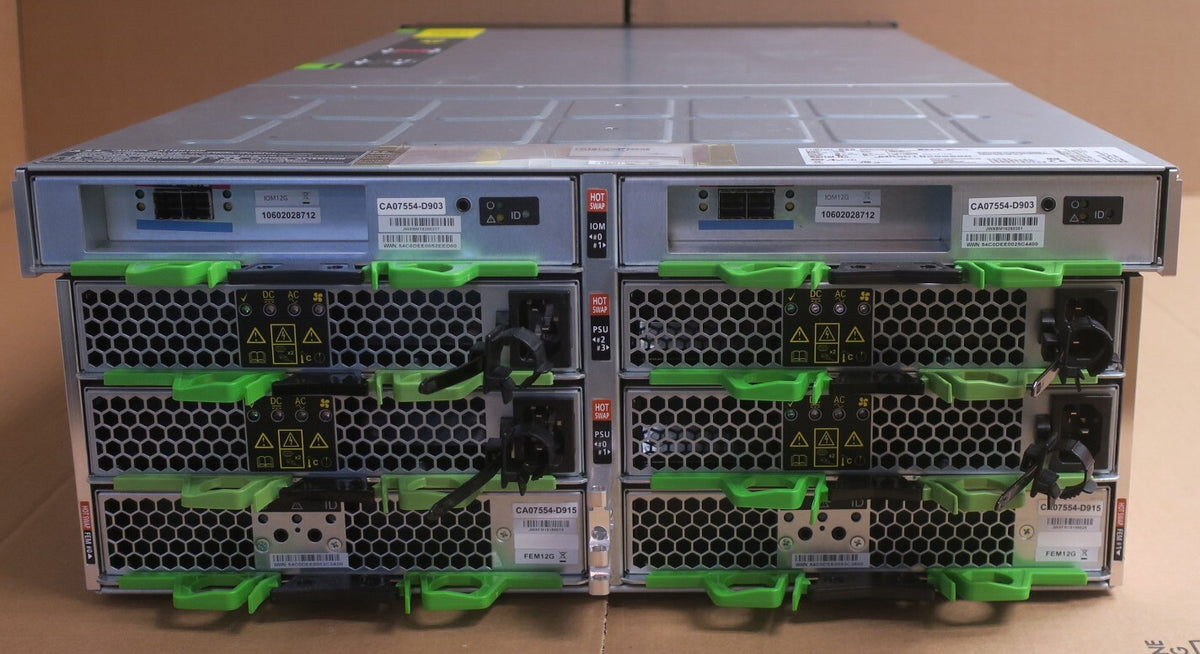 Fujitsu Eternus JX60 S2 Storage Array DAS Subsystem 60-Bay 60x 1.8TB 10K SAS HDD