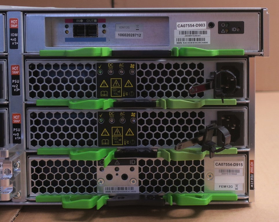 Fujitsu Eternus JX60 S2 Storage Array DAS Subsystem 60-Bay 60x 1.8TB 10K SAS HDD