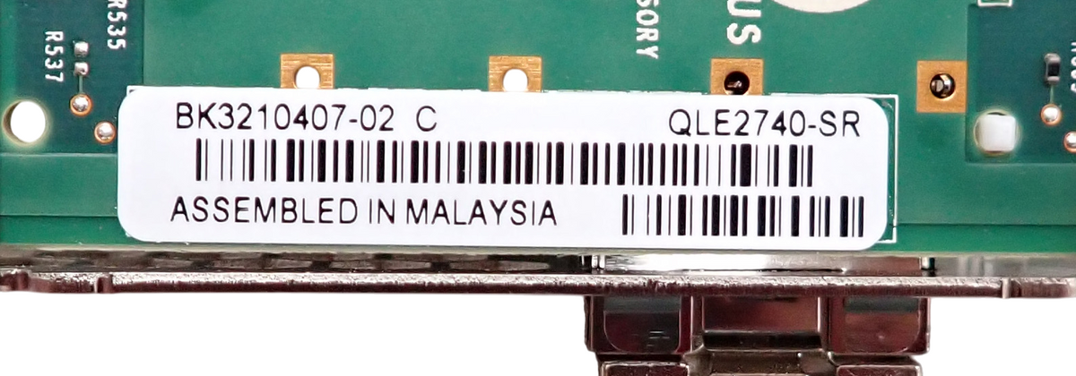 QLogic QLE2740-SR Single-Port 32Gb FC SFP+ Host Bus Adapter HBA LP Full Height