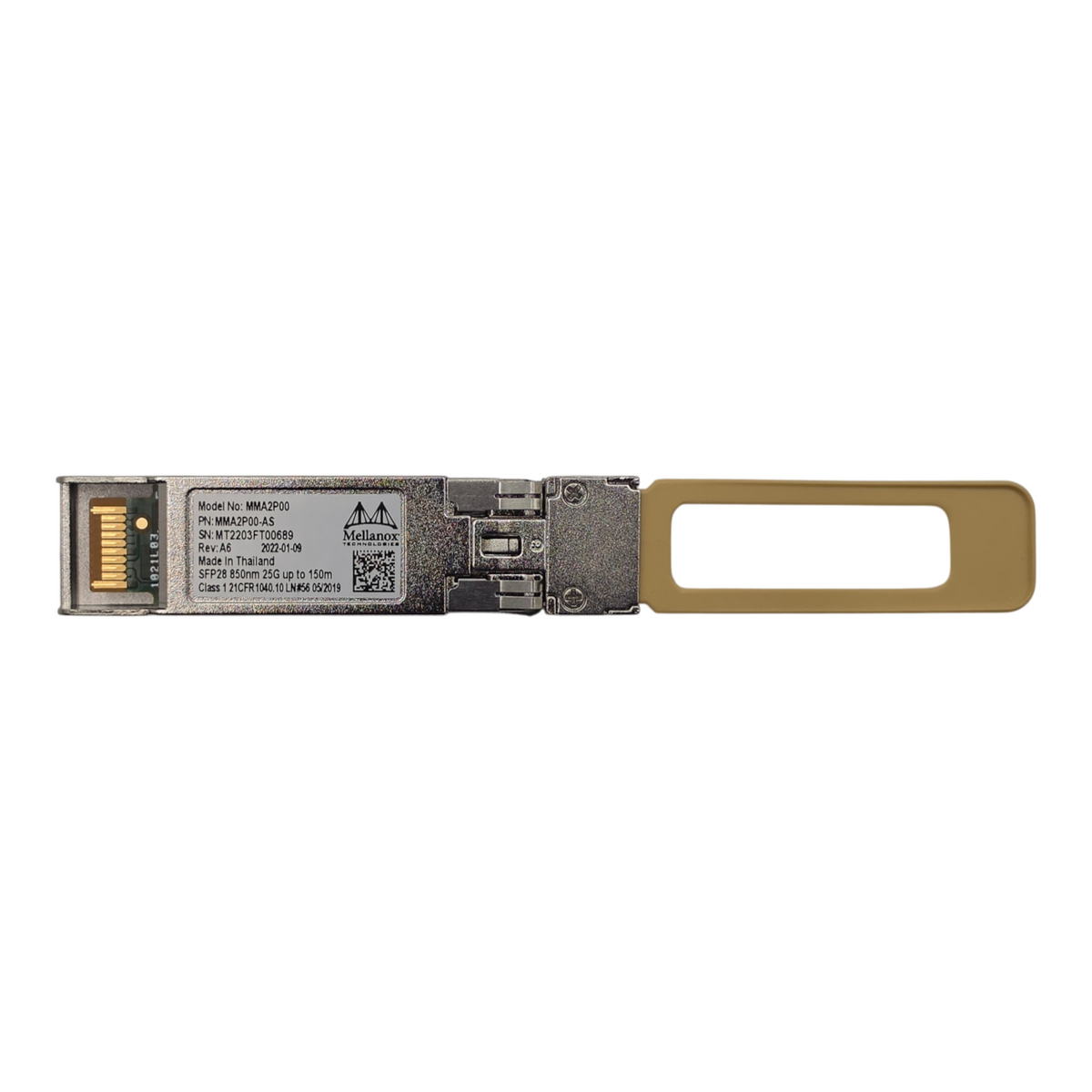 Mellanox MMA2P00-AS 25GBase-SR 850nm MMF LC 25G SFP28 Optical Transceiver Module