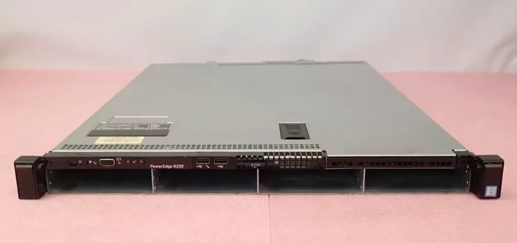 Dell PowerEdge R330 CTO Up to 1x E3-1200v5/v6 4-DIMM 4x 3.5" Bay 1U Server