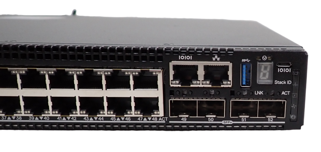 Dell EMC PowerSwitch N3248TE-ON 48x 1G RJ45 4x SFP+ 2x QSFP28 RA F2B Switch OS10