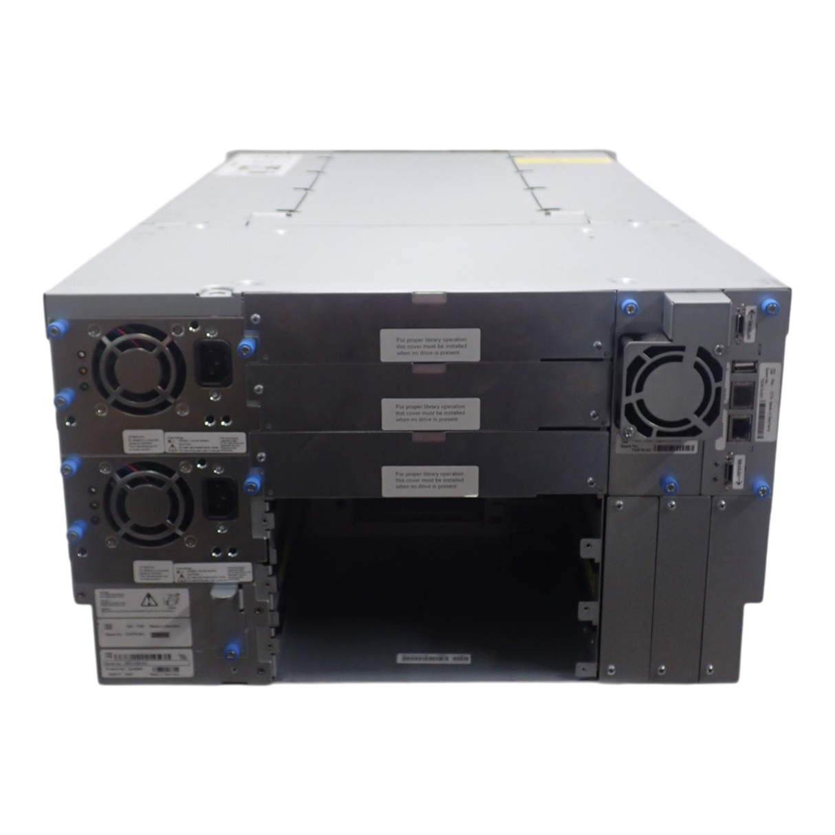 HPE Storage MSL6480 80xTape Slots 6xHH LTO 7/8/9 Drive Slots QU625A Tape Library