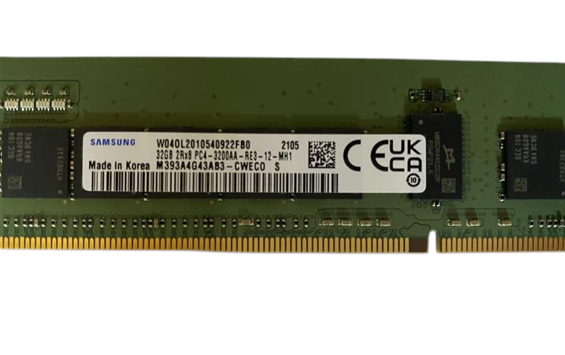 NEW Samsung 32GB 2Rx8 PC4-3200AA ECC Registered RAM Memory M393A4G43AB3-CWE