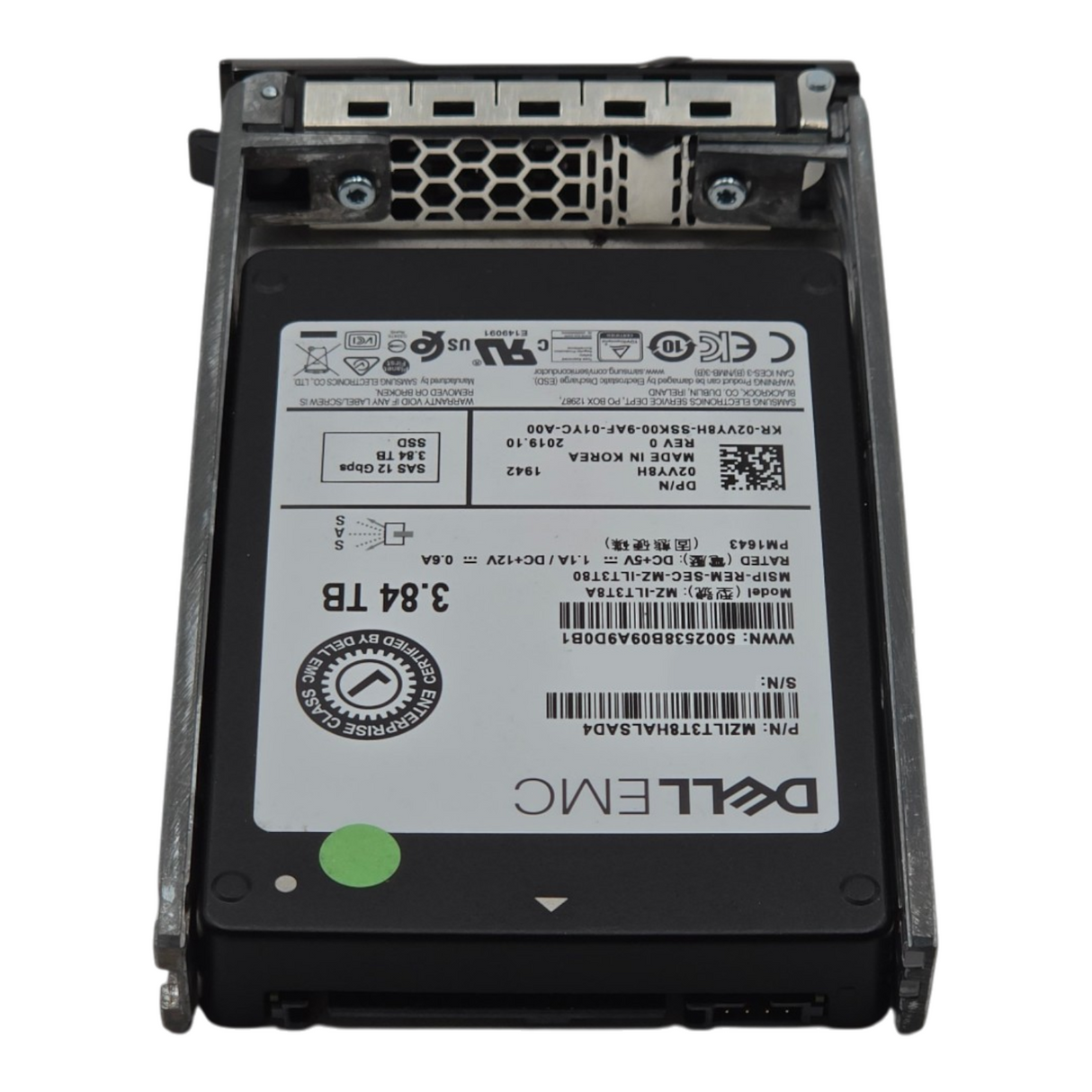 Dell 2VY8H Compellent 3.84TB 12G SAS RI Read Intensive 2.5" SFF Enterprise SSD