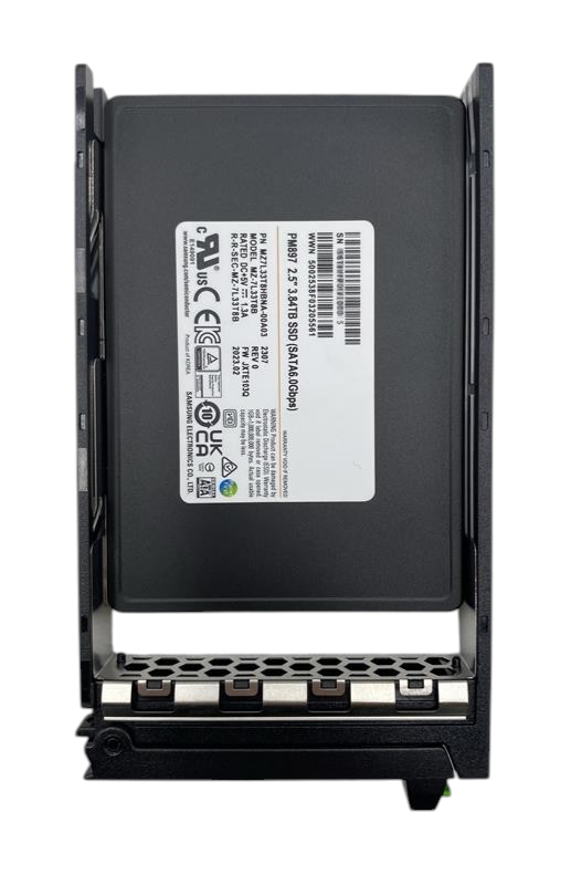 Fujitsu Samsung PM897 3.84TB 6G SATA 2.5" SFF SSD with Caddy S26361-F5940-L384
