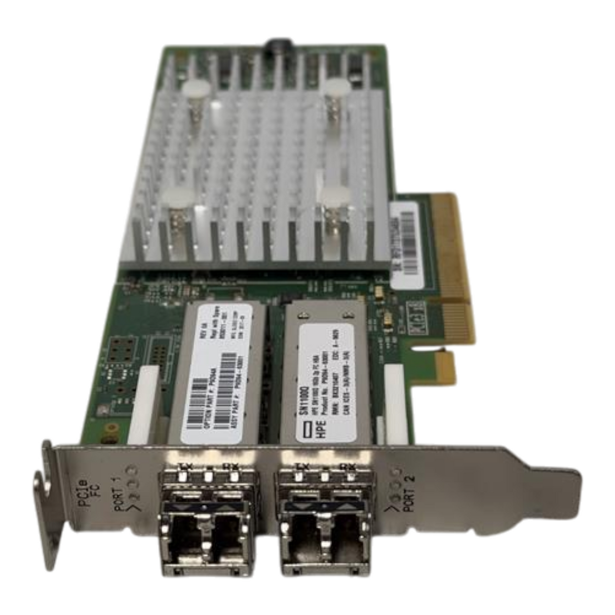 HPE StoreFabric SN1100Q Dual Port 16G FC HH Host Bus Adapter P9D94A 853011-001