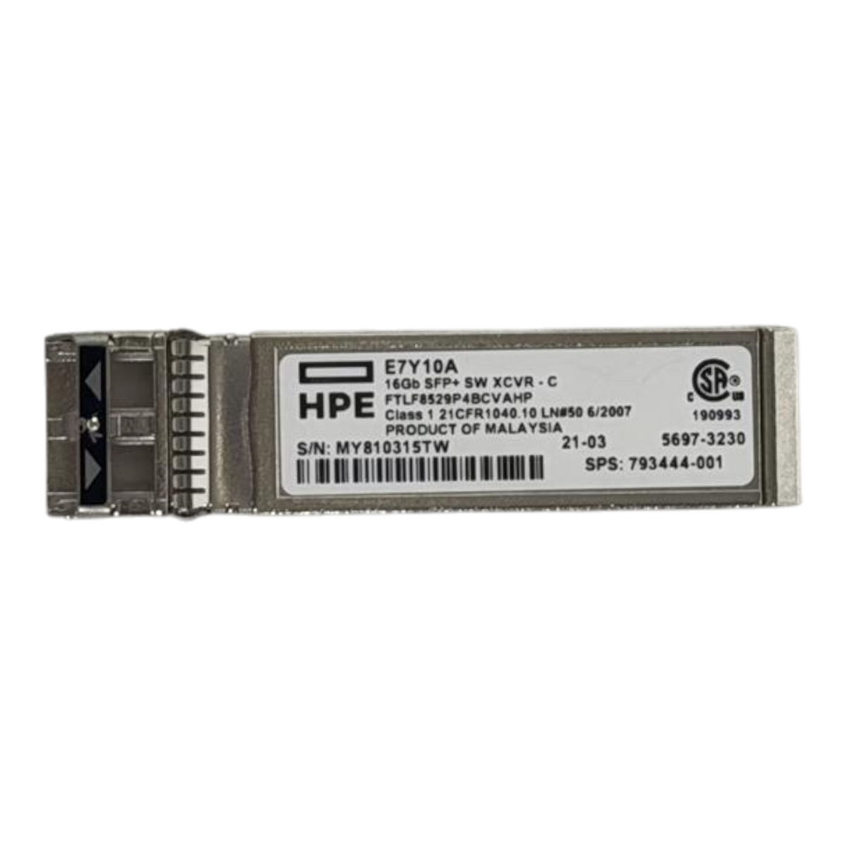 HPE StoreFabric SN1100Q Dual Port 16G FC FH Host Bus Adapter P9D94A 853011-001