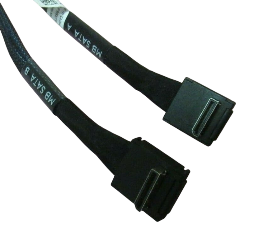 Dell EMC PowerEdge R640 Dual Mini SAS HD SFF-8643 to X2 SATA Cable 9G3T5 09G3T5