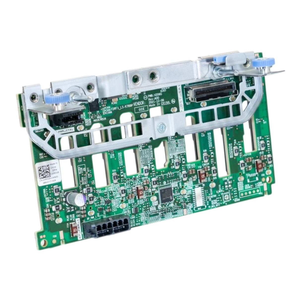 Dell XRXG5 8-Bay 2.5" SFF SAS SATA Hard Drive Backplane For PowerEdge R750 R760