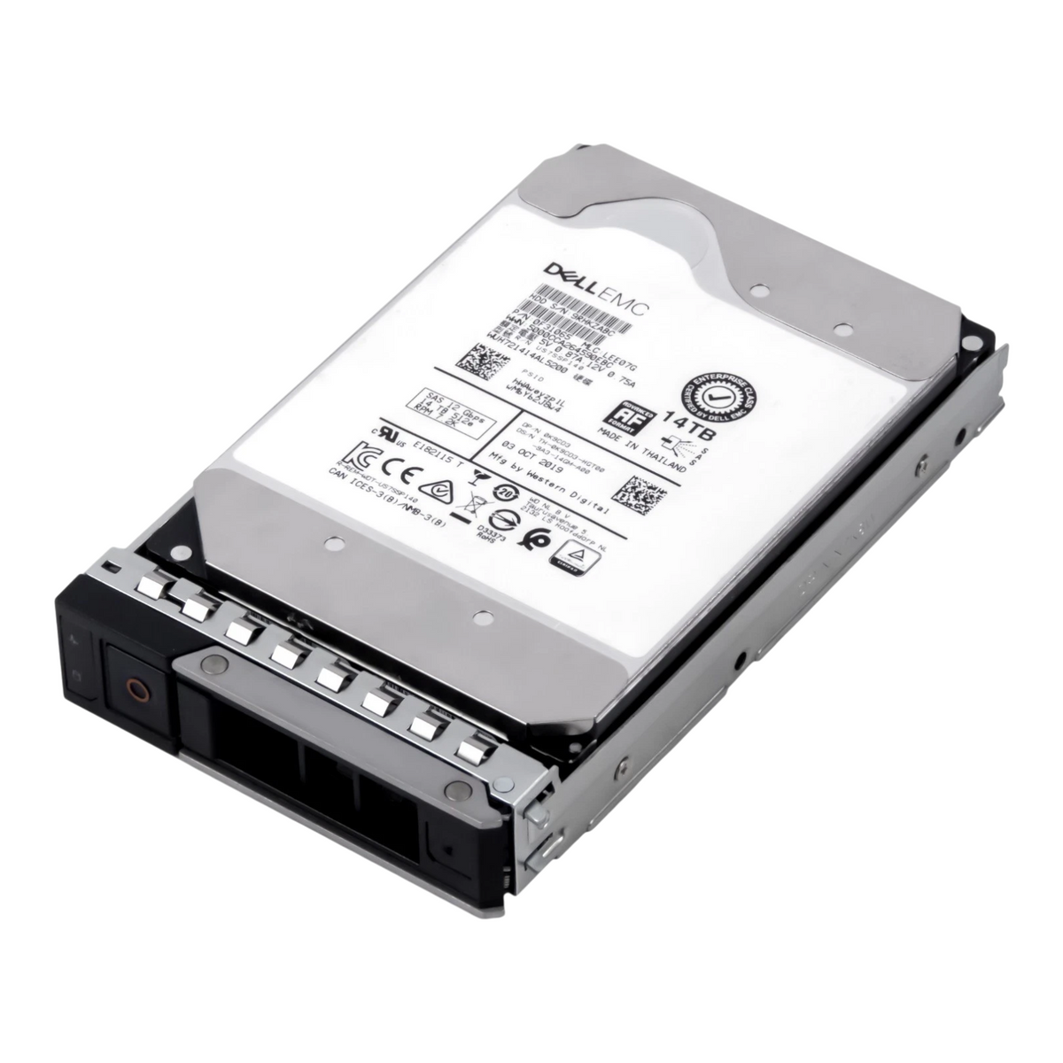 Dell 14TB 7.2K SAS 12G 512e Enterprise Class 3.5" HDD K9CD3 WUH721414AL5200