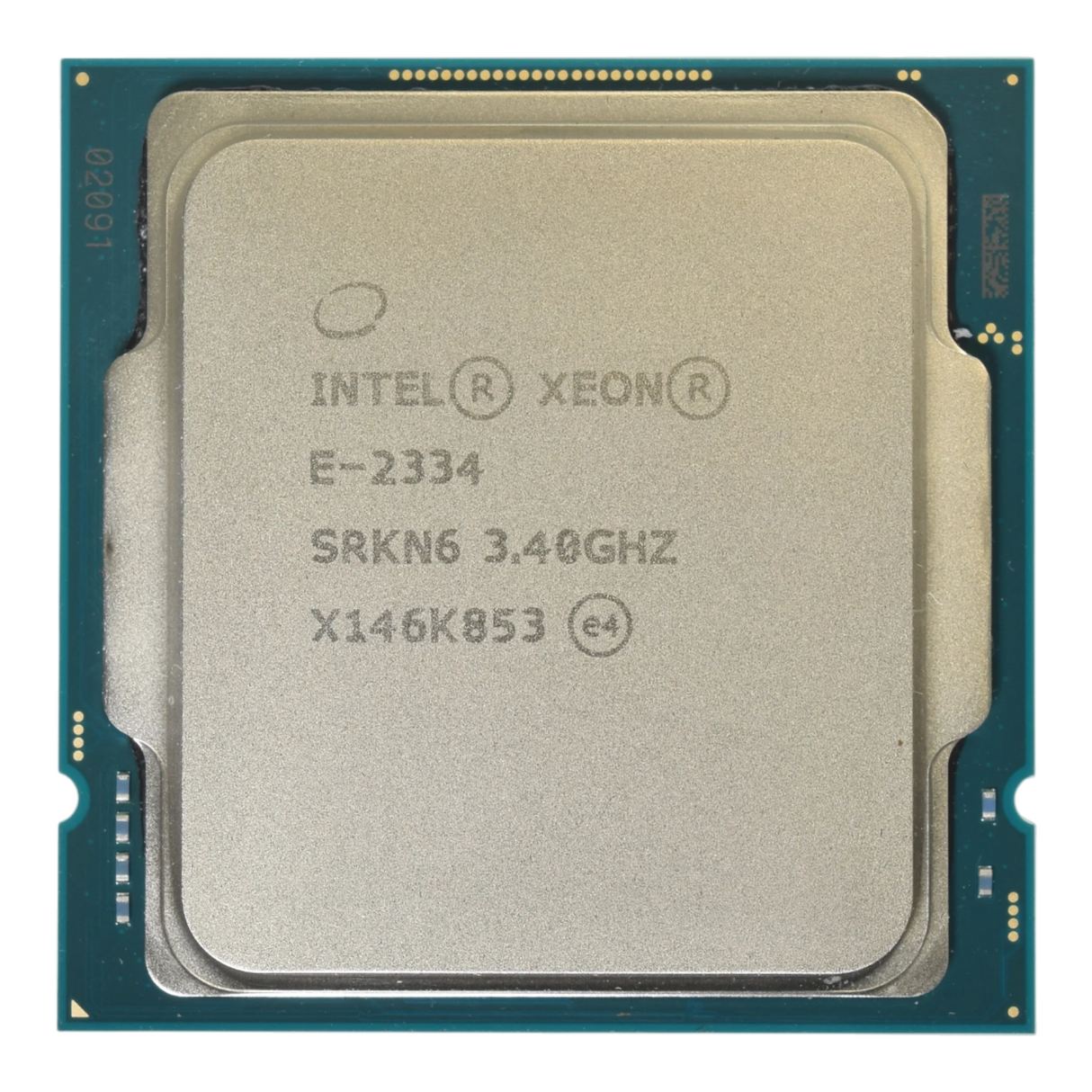 Intel Xeon E-2334 Quad-Core 3.4GHz 8MB FCLGA1200 65W CPU Processor SRKN6