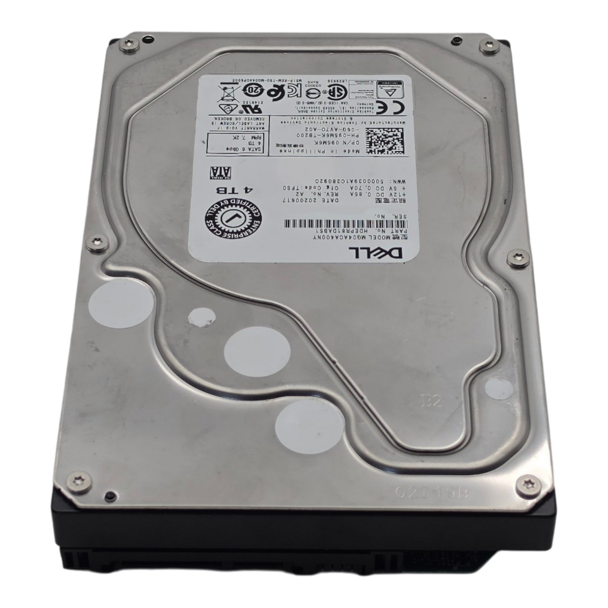 Dell 95M6K 4TB 7.2K SATA 6G 3.5" 128MB LFF HDD Hard Drive MG04ACA400NY 095M6K