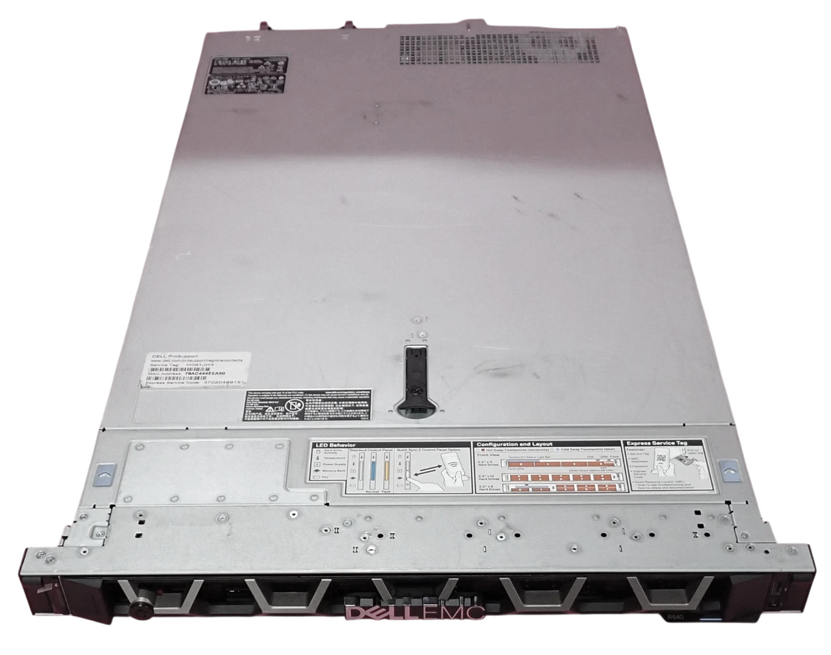 Dell PowerEdge R640 2x 18-Core Gold 5220 1024GB RAM Diskless 1U Rack Server