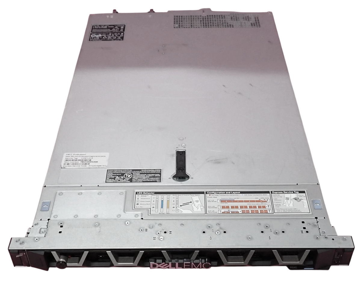 Dell PowerEdge R640 2x 18-Core Gold 5220 1024GB RAM Diskless 1U Rack Server