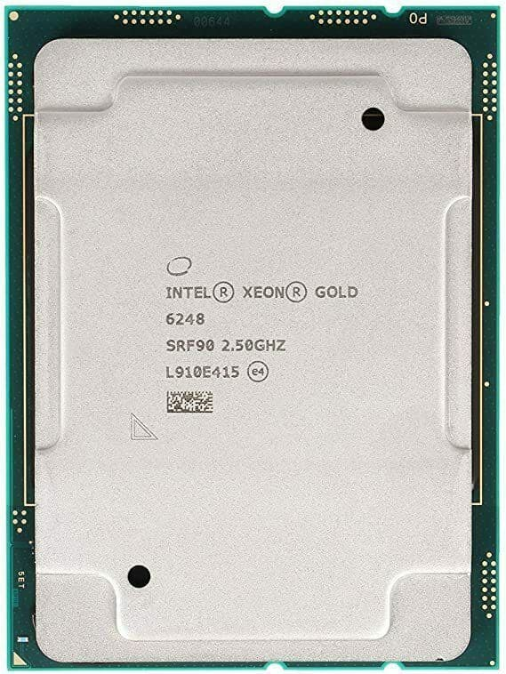 Intel Xeon Gold 20 Core 6248 2.50GHz SRF90 LGA3647 Server CPU Processor