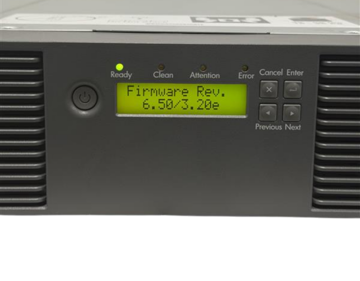 HPE StorageWorks MSL2024 24-Slot Tape Library 407351-001 w/ LTO-6 FC Drive