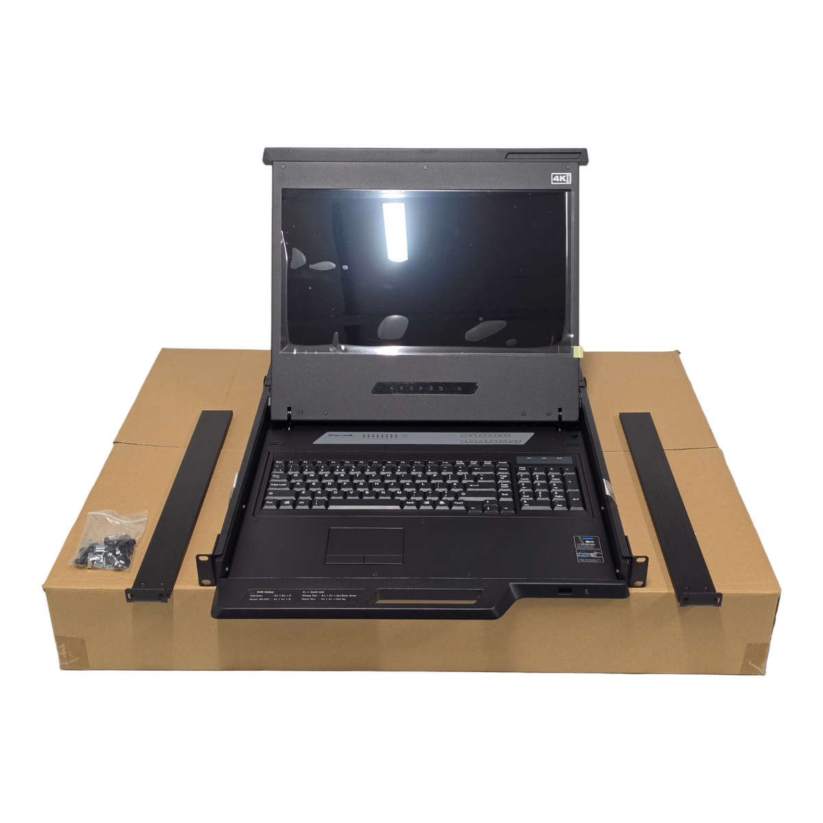 NEW Austin Hughes K117-801KE-EU 8-Port 1U 4K LCD HDMI Rack Console KVM Switch