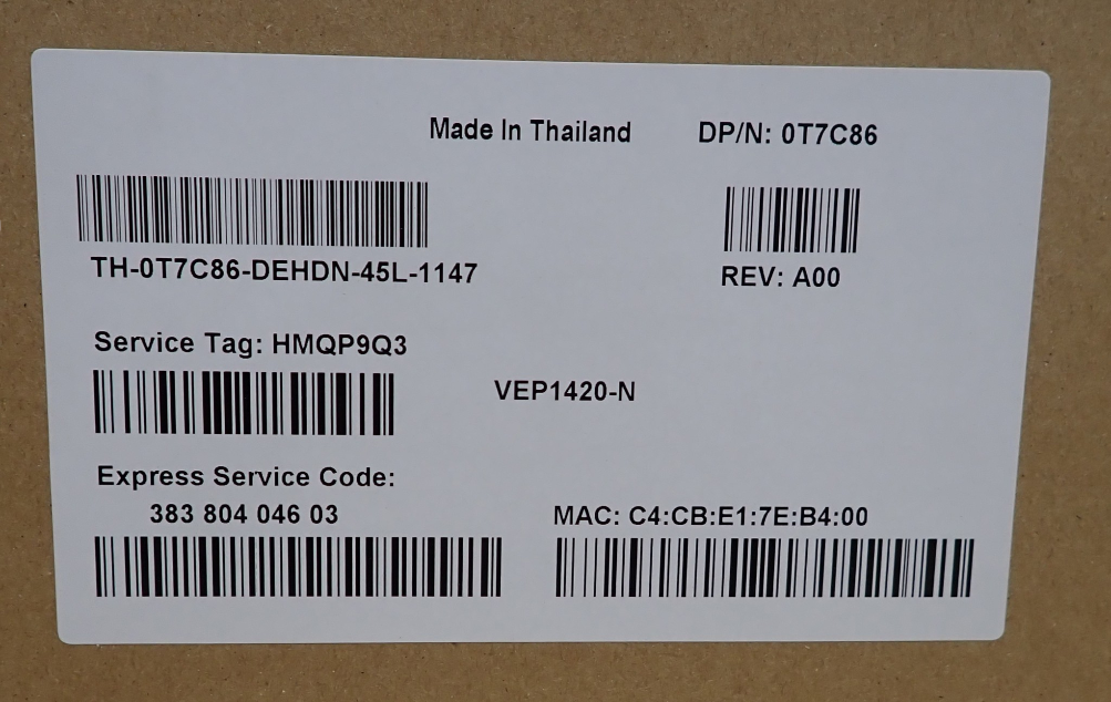NEW Dell EMC VEP1420N Virtual Edge Platform 1420N 4Core 8G RAM 32G eMMC Versa OS
