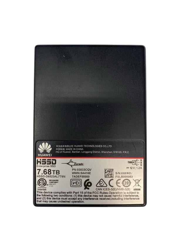 Huawei OceanStor Dorado 7.68TB 12G SAS 2.5" SFF Enterprise SSD 03033CQV 03034AUU