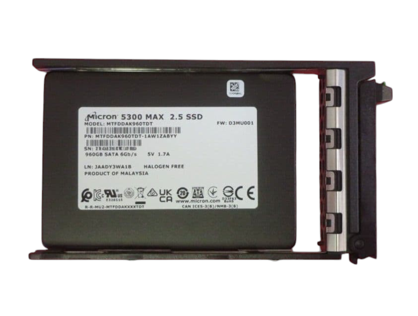 Fujitsu 960GB 6G SATA MU 2.5" SFF Enterprise SSD with Caddy S26361-F5588-L960