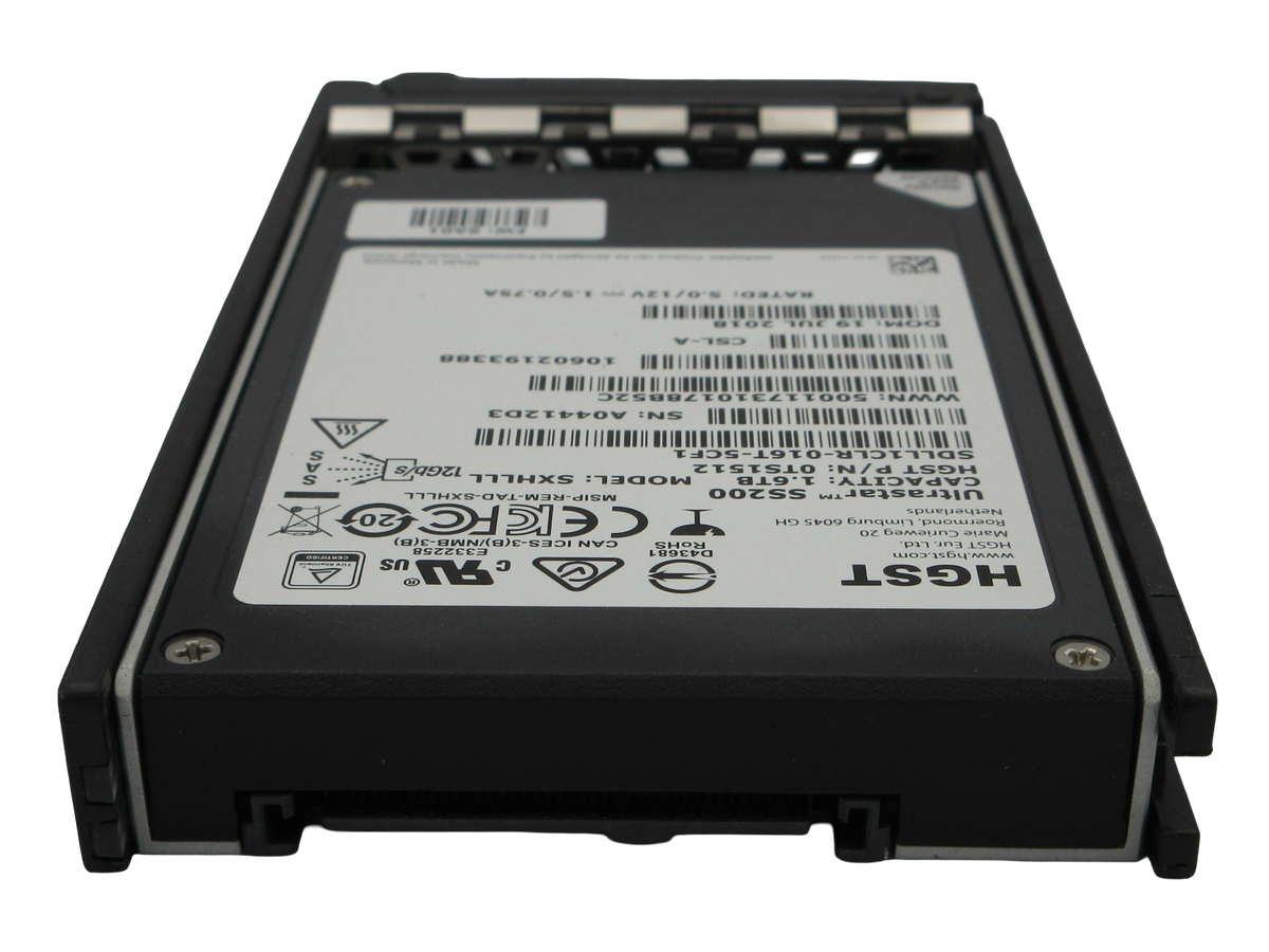 Fujitsu 1.6TB 2.5" SAS 12G MU Hot-Plug Solid State Drive SSD S26361-F5666-L160