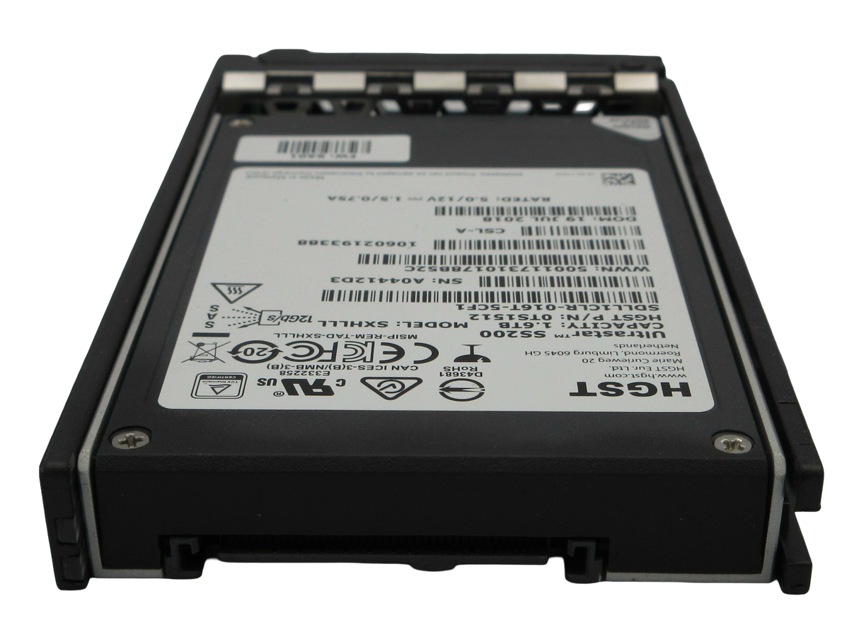 Fujitsu 1.6TB 2.5" SAS 12G MU Hot-Plug Solid State Drive SSD S26361-F5666-L160