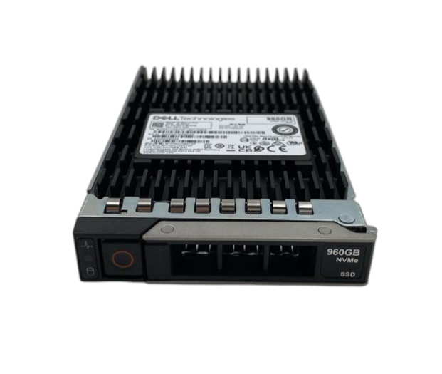 Dell 960GB NVMe Gen4 RI 2.5" Enterprise SSD + G14-17th Caddy G7NCH MTFDKCC960TGP
