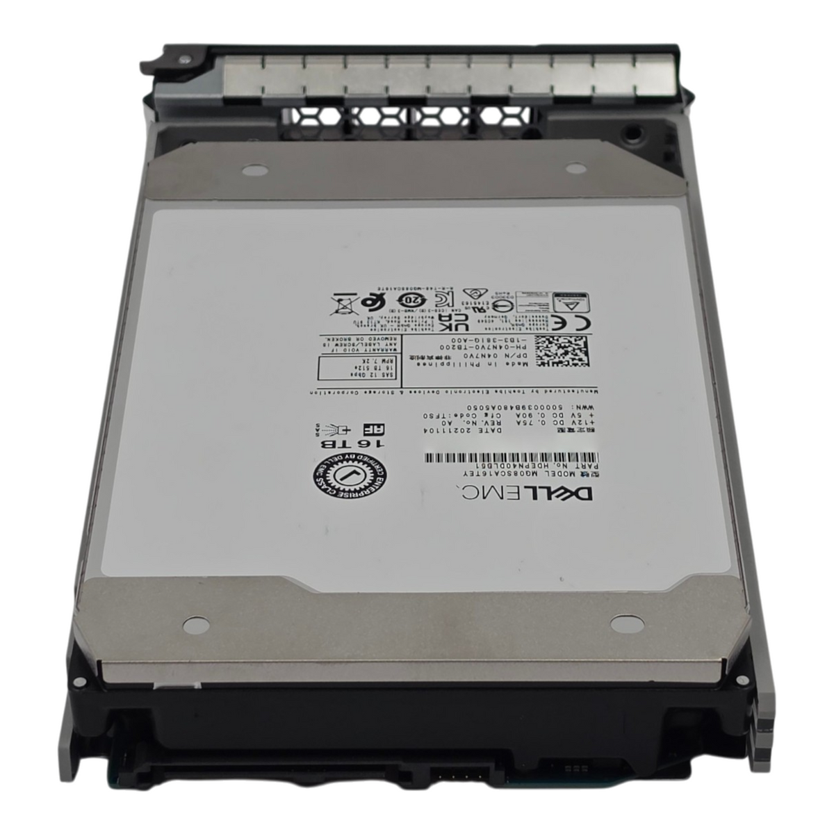 Dell 4N7V0 16TB 7.2K SAS 12G 3.5'' LFF HDD Server Hard Drive 04N7V0 MG08SCA16TEY