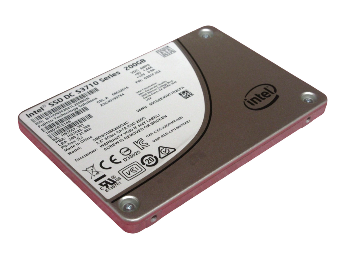 Intel SSD DC S3700 Series 200Gb 2.5" SFF SATA 6Gb/s Internal SSD SSDSC2BA200G4