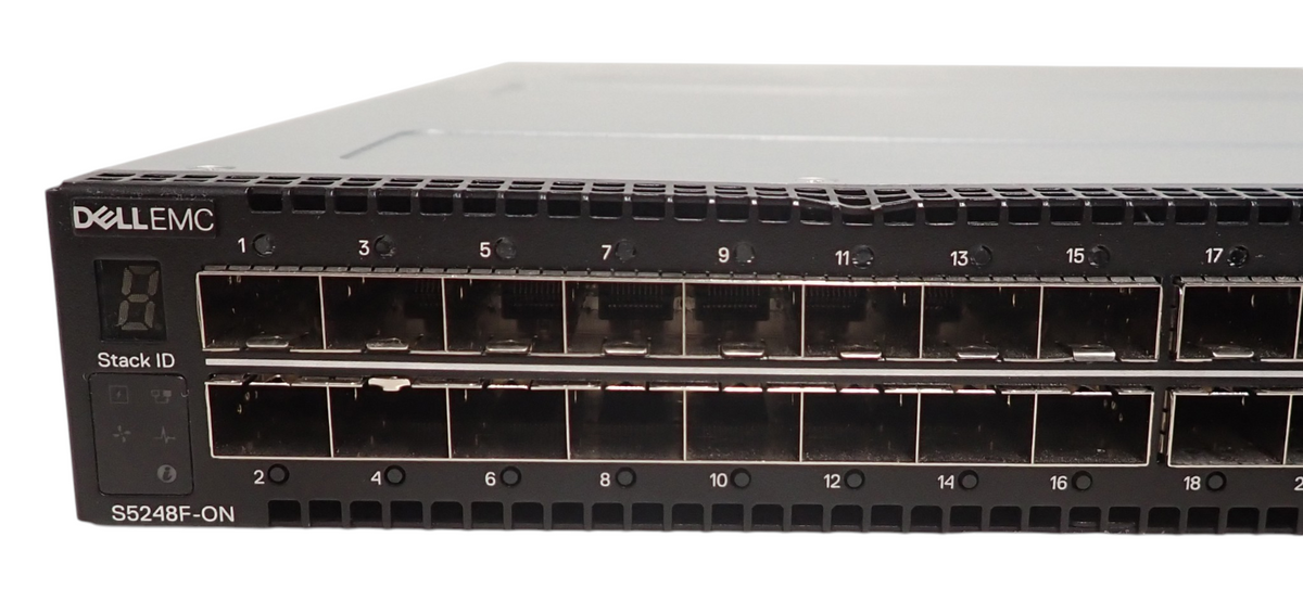 Dell PowerSwitch S5248F-ON 48x25G SFP 4x100G QSFP28 2x QSFP28-DD RA Switch OPX