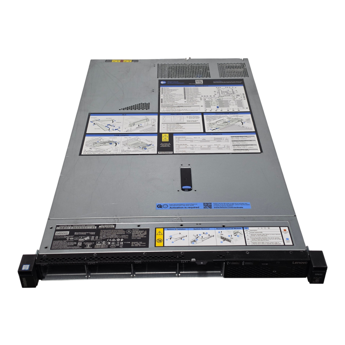 Lenovo ThinkSystem SR630 2x 1st/2nd Gen Scalable CPU 24DIMM 8xSFF SAS CTO Server
