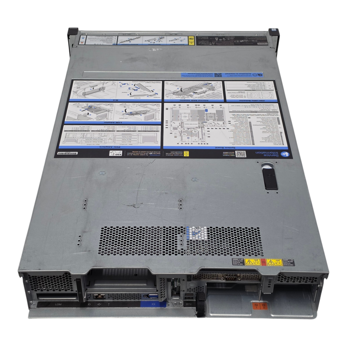Lenovo ThinkSystem SR650 2x Gen 1/2 SP 24DIMM 12xLFF 2xLFF Rear SAS CTO Server