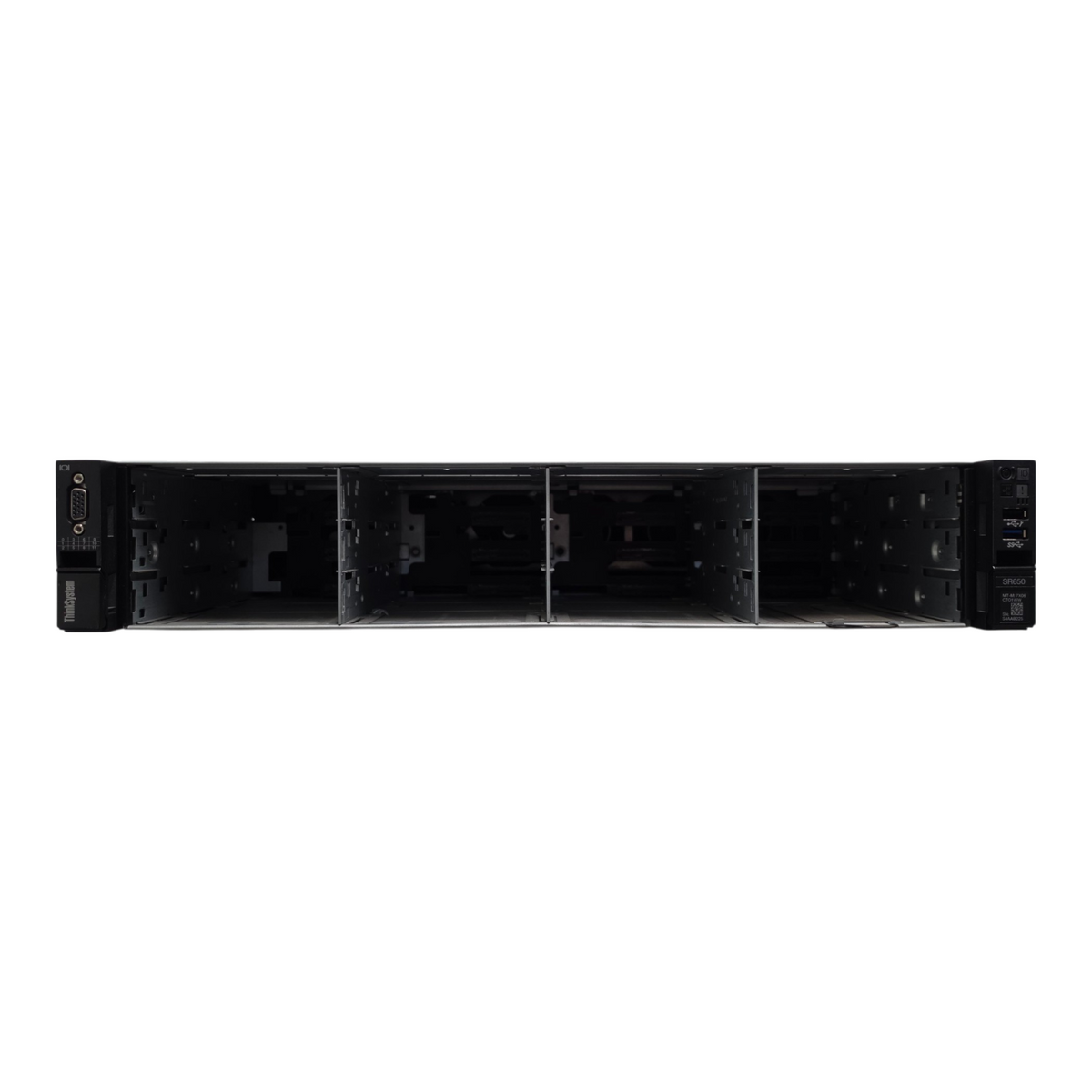 Lenovo ThinkSystem SR650 2x Gen 1/2 SP 24DIMM 12xLFF 2xLFF Rear SAS CTO Server