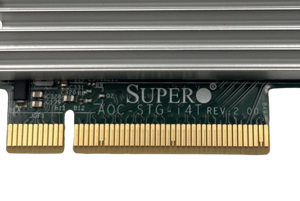 New Supermicro AOC-STG-i4T 10Gigabit BaseT Quad Port 4xRJ45 SFP+ Server FH NIC