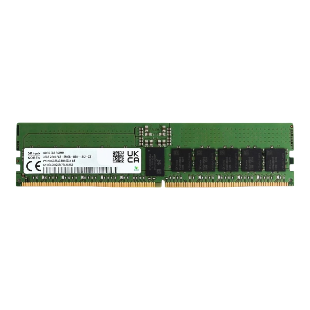 NEW SK Hynix 32GB 2Rx8 PC5-5600B DDR5-44800 EC8 ECC RDIMM Memory HMCG88AGBRA623N