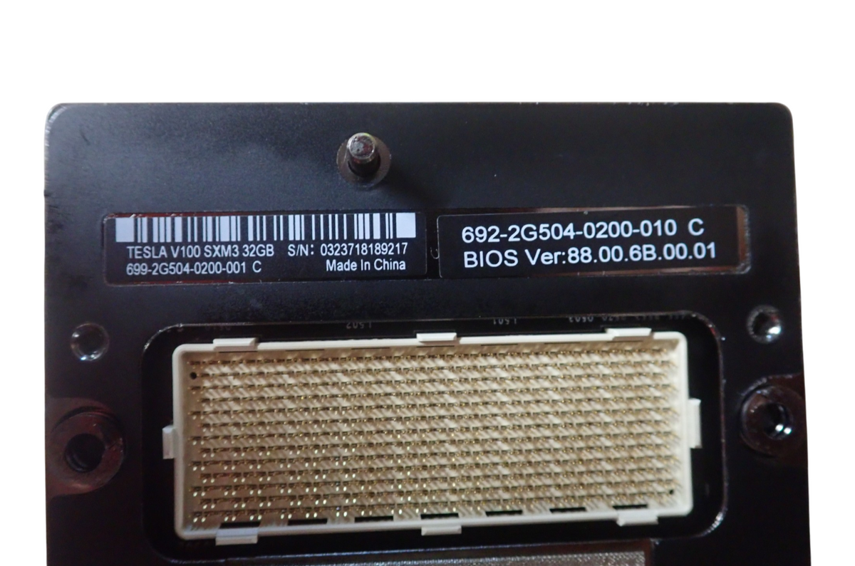 4xNvidia Tesla V100 SXM3 32GB HMB2 Volta PCIe 3.0 X16 SXM GPU 699-2G504-0200-001