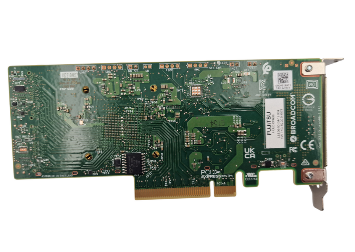 Fujitsu PRAID CP600i Tri-Mode LP 8-Port SAS 12G SATA 6G NVME RAID Controller